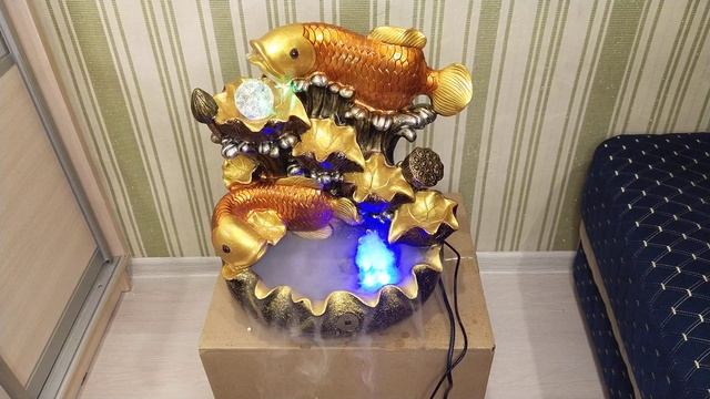 Фонтан + цветной туман смотреть онлайн