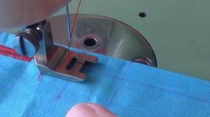 Как обметать петлю зигзагом (2 способа).