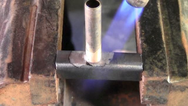 Brazing Steel to Brass with Propane Torch and SSF-6 56% Silver Soldering Alloy смотреть онлайн