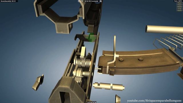 SIG SG 552 Commando: full disassembly & assembly смотреть онлайн