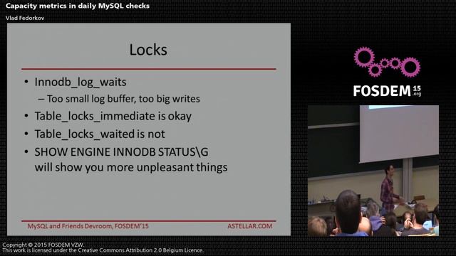 FOSDEM 2015 - Developer Room - Mysql And Friends - Capacity Metrics смотреть онлайн