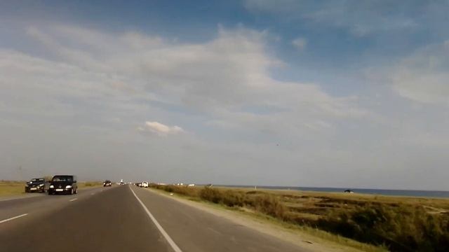 Луганск. Крым. Евпатория. По трассе вдоль пляжа (7.07.2020) смотреть онлайн
