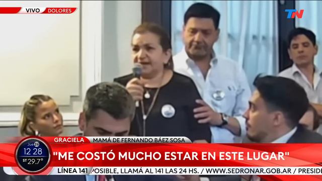 JUICIO POR FERNANDO BÁEZ SOSA I Máximo Thomsen lloró mientras Graciela Sosa dio sus últimas palabra смотреть онлайн