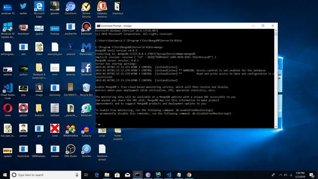 MongoDB Tutorial for Beginners (2019) (Part-1) Installing MongoDB on Windows 10 смотреть онлайн