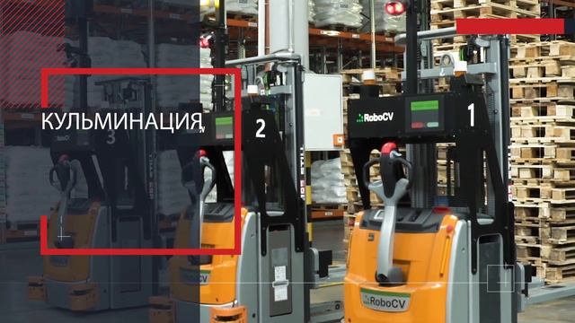 Автоматизация склада завода напитков - 1С и роботы-погрузчики. смотреть онлайн