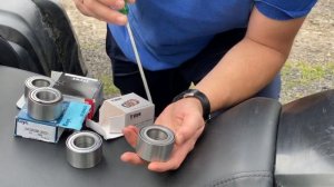 Замена подшипника ступицы DAC 3055 W  выбираем из ,  KOYO, TBM, OEM, no name для RM, STELS, CF-MOTO