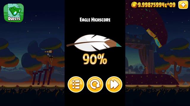 Angry Birds Seasons Abra-ca-bacon (Mighty Eagle 100%) All Levels (player00713)