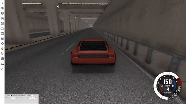 Endless Tunnel - BeamNG.drive смотреть онлайн