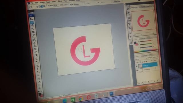Lg Logo In Adobe Photoshop Design  Https://youtube.com/@Junaidahmed-xd5vr