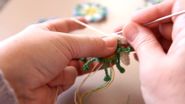 FLOWER for irish lace (part 2) - ЦВЕТОК для ирл. кружева (часть 2) смотреть онлайн