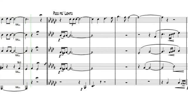 Besame Mucho for brass quintet (trombone soloist) смотреть онлайн