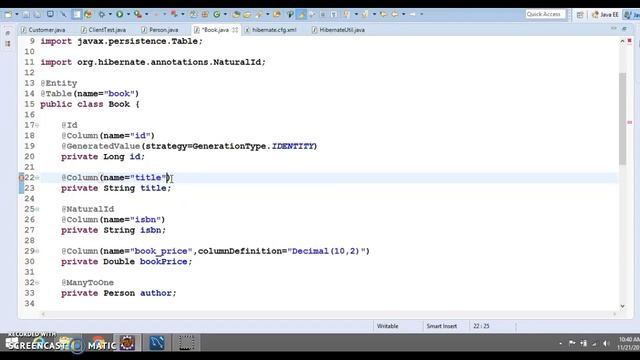 Schema Generation in Hibernate смотреть онлайн