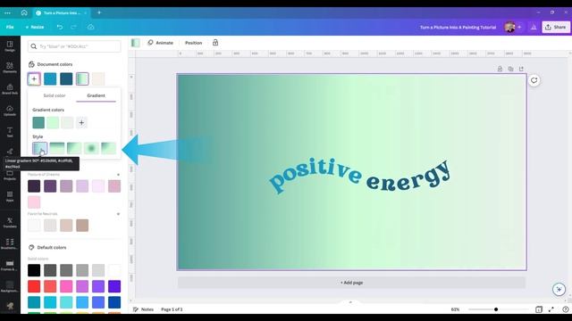 How To Use Canva’s New Color Gradient Feature For Eye-Catching Designs | Step by Step смотреть онлайн