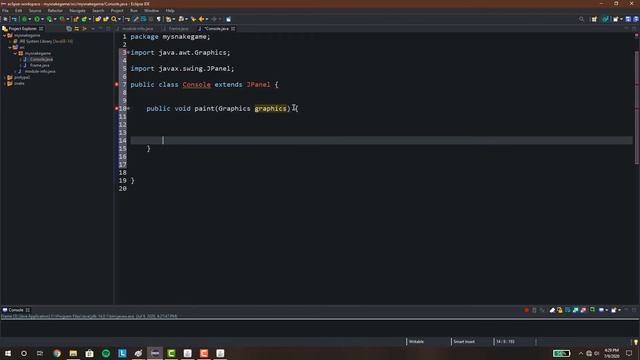 Programming the Snake Game in Java - Part 1 смотреть онлайн
