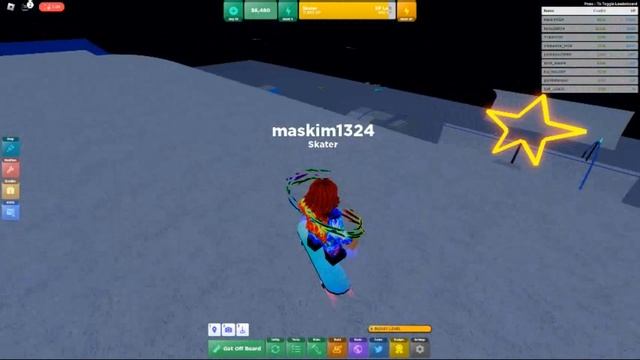Скейт парк в Roblox смотреть онлайн