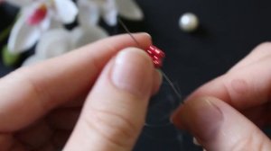 Объемный кубик из бисера | Часть 1 из 2 | Бисероплетение | Мастер класс