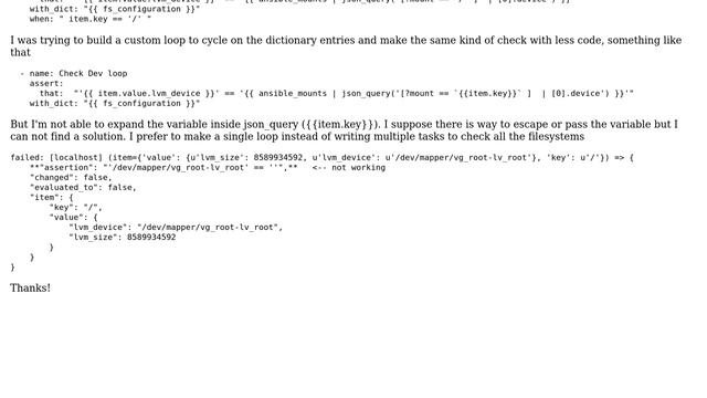 DevOps & SysAdmins: use a variable inside json_query in ansible/jinja смотреть онлайн