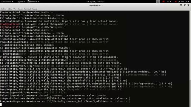 Como Instalar PhpMyAdmin en kali linux 2.0 смотреть онлайн