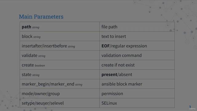 4 Edit multi line text Ansible module blockinfile смотреть онлайн
