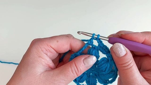 How to crochet a puff stitch square смотреть онлайн