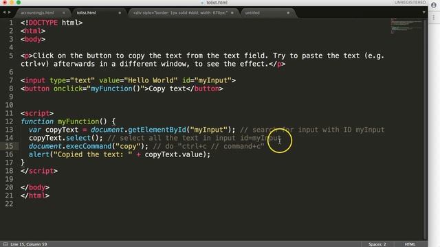 JS for beginners reading the copy text button смотреть онлайн