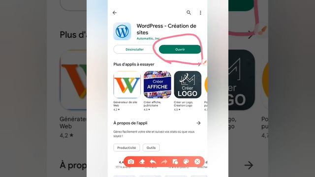 The easiest way to create a WordPress website directly from the application смотреть онлайн