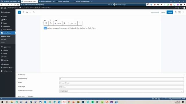 Gutenberg Hub AI Writer смотреть онлайн