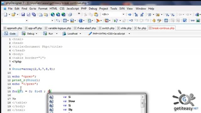 Tuto PHP : 25- Instruction De Contrôle Avec Break Et Continue смотреть онлайн