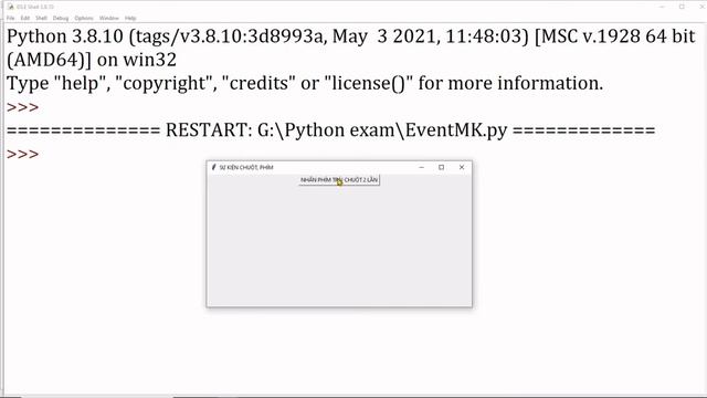 Python #77: Xử lý sự kiện chuột và phím | mouse events | Capturing mouse-clicks (part 3) смотреть онлайн