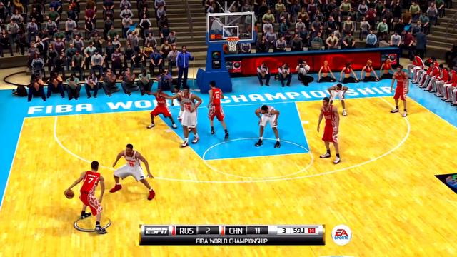 NBA Elite 11 Gameplay China vs Russia смотреть онлайн