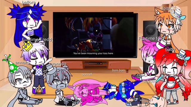 Sister location reacts to I can’t fix u part 2 смотреть онлайн