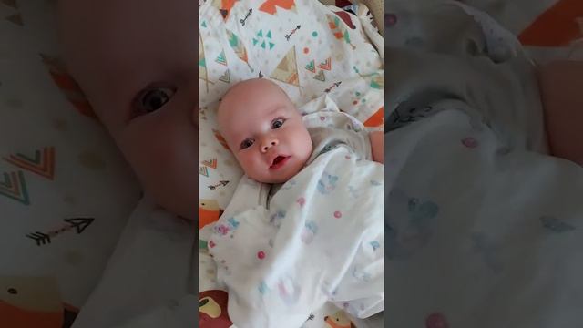 27.05.21 🙈🙉🙊 Дикий детёныш Homo Sapiens сражается с пелёнкой 🤣😅😁 смотреть онлайн