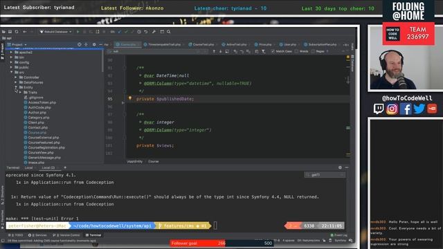 Building the howtocodewell.net CMS using Symfony + Docker смотреть онлайн