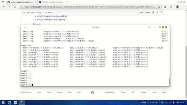 Fedora 34 | Como instalar MySQL Workbench 8.0 en Fedora Linux смотреть онлайн