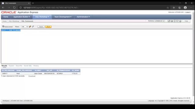DEMO Pembuatan DDL & DML ORACLE SQL смотреть онлайн