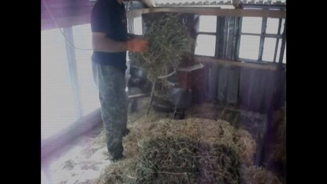 Соломорезка - измельчитель соломы для субстрата вешенки. смотреть онлайн