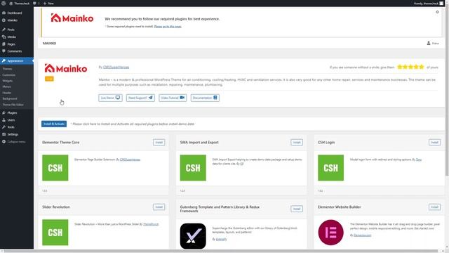 Mainko WordPress Theme: Theme, Plugins & Demo Content Installation смотреть онлайн