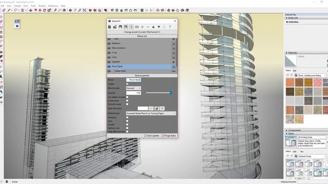 Style Renderings in SketchUp WITHOUT PHOTOSHOP using SketchFX! [Dual Style Tutorial] смотреть онлайн
