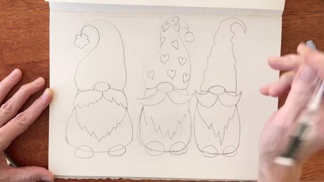 How to Draw Simple Christmas Gnomes смотреть онлайн