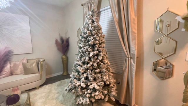 New Christmas Tree | King of Christmas Clearance Sale | 7 ft. Prince Flock Pre Lit смотреть онлайн