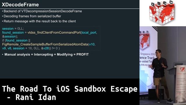 #HITBGSEC 2018 D2: The Road To iOS Sandbox Escape - Rani Idan смотреть онлайн