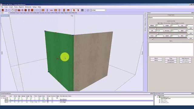 SketchList 3D introduction into locating and sizing boards смотреть онлайн