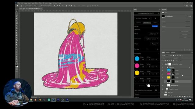 INSANE Risograph Effect Tutorial 2020 [Photoshop + Inklab] смотреть онлайн