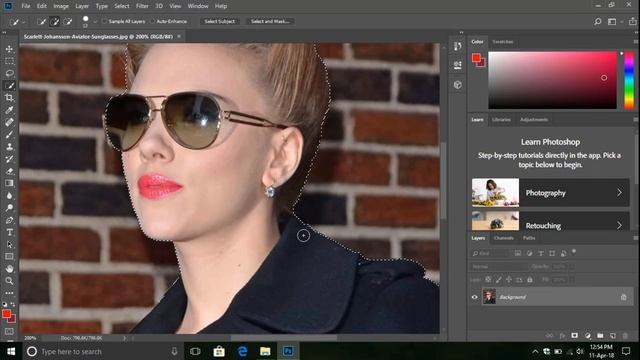 How to change background colour of any pictures in photoshop CC смотреть онлайн