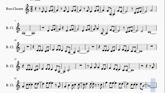 Bass Clarinet Sheet Music: How to play A Million Dreams by Hugh Jackman смотреть онлайн