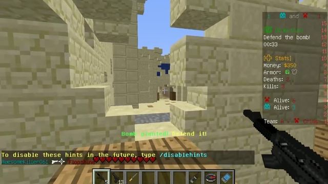 Minecraft мини игры Counter-Strike(Теперь все официально) смотреть онлайн