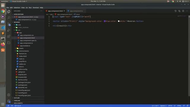 Reverse String Code in Angular 11 | Practical Interview Question смотреть онлайн