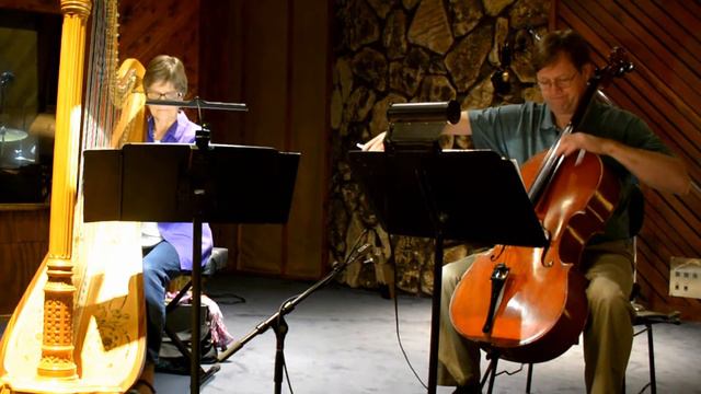 Gabriel's Oboe from "The Mission" - Adagio Trio - harp, flute, cello смотреть онлайн