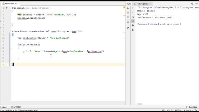 Kotlin Tutorial - 21 - Using Secondary Constructor in Kotlin смотреть онлайн