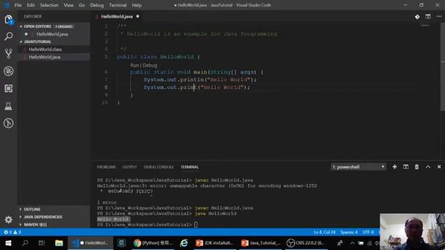 02_Java程式基礎架構與print使用 смотреть онлайн